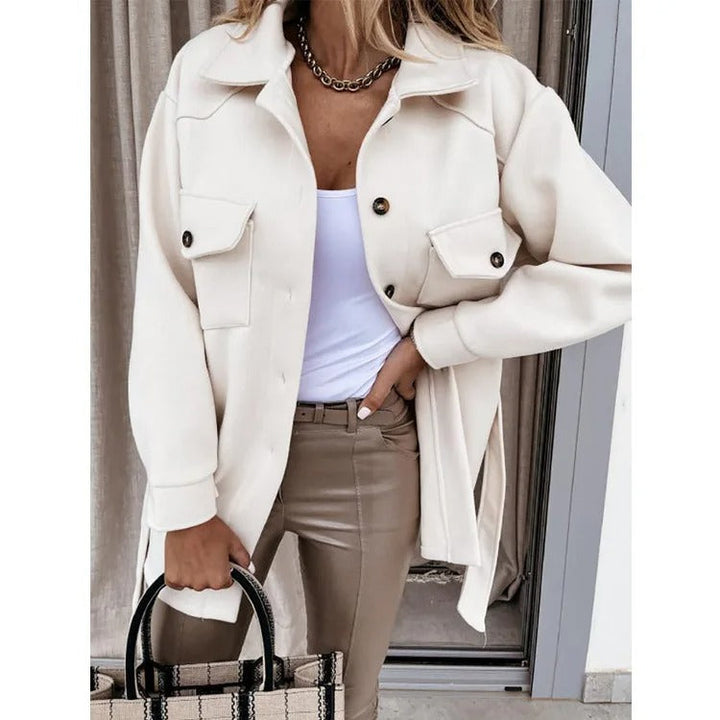Lune London | Summer jacket Lightweight wool long jacket