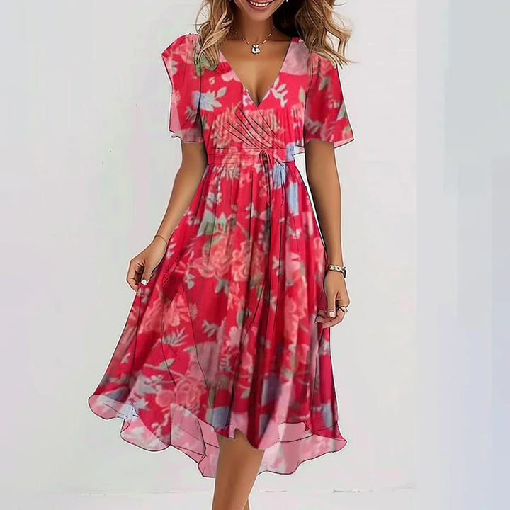 Lune London | Elegant Short Sleeve Dress