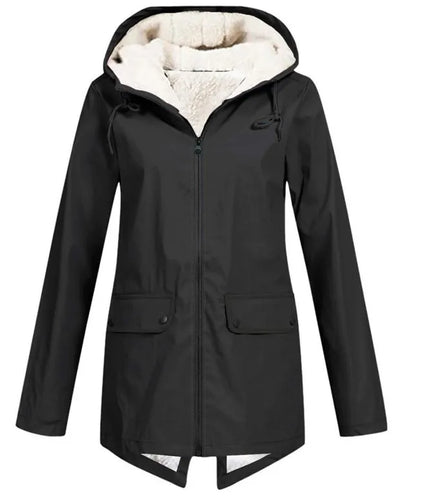 Women’s Waterproof Fleece-Lined Winter Jacket with Hood | Amarae