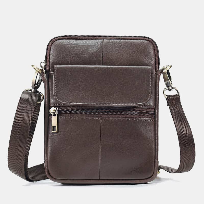 Lune London | Small Shoulder Bag Made of Genuine Leather for Men