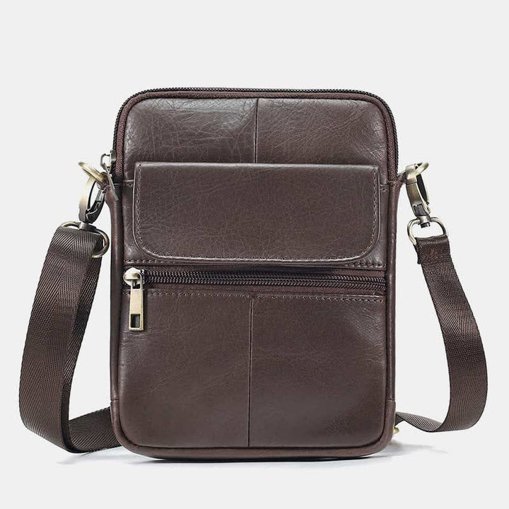 Lune London | Small Shoulder Bag Made of Genuine Leather for Men