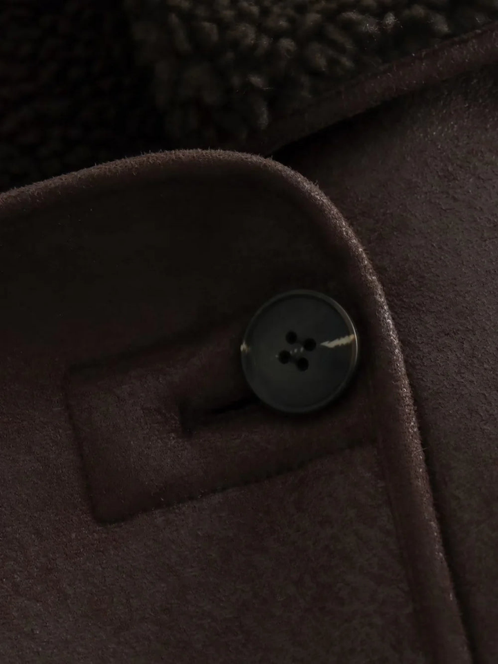 Amarae | Faux leather Warm Jacket