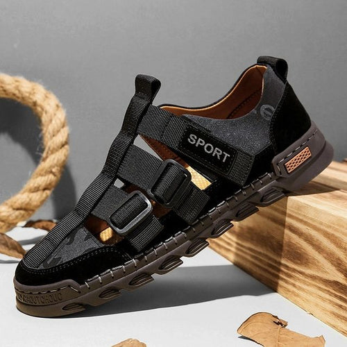 Chic und Stil | Breathable Men's Sandals for Hot Days