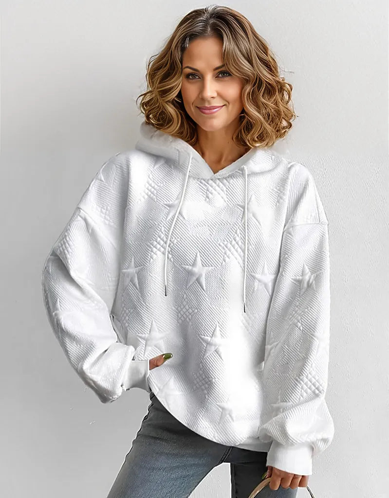Amarae | Plain white long sleeve sweatshirt