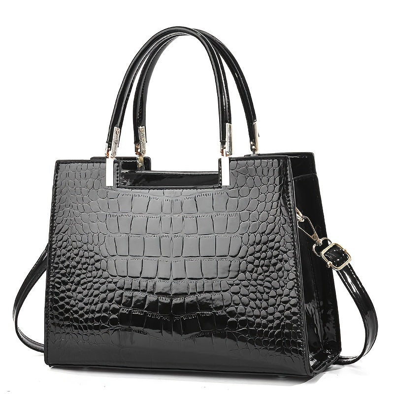 Amarae | Handbag Made Of Shiny Crocodile