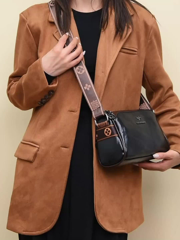Women’s Elegant Shoulder Bag with Adjustable Strap & Multiple Compartments | Lune London