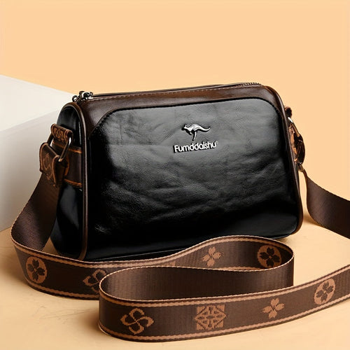 Women’s Elegant Shoulder Bag with Adjustable Strap & Multiple Compartments | Amarae