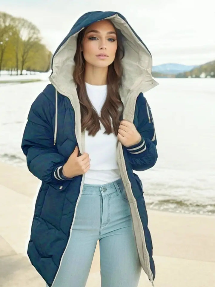 Lune London | Women’s jacket with hood and zipper