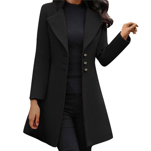 Amarae | Italian long-sleeve wool coat