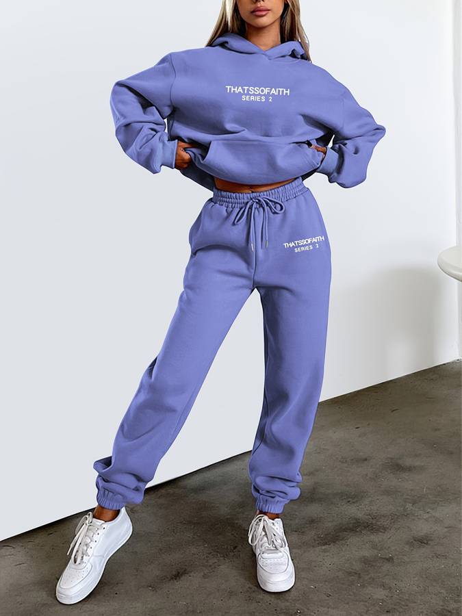 Lune London | Two-Piece Loungewear Set with Print