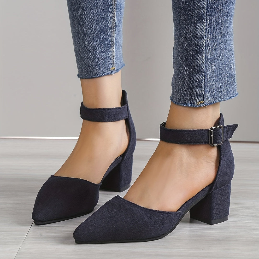 Lune London | Women's Sandals with Block Heel Lace-Up with Ankle Strap Elegant