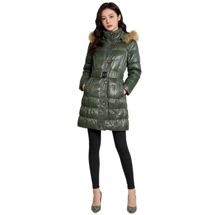 Lune London | Warm, Shiny Jacket with Hood