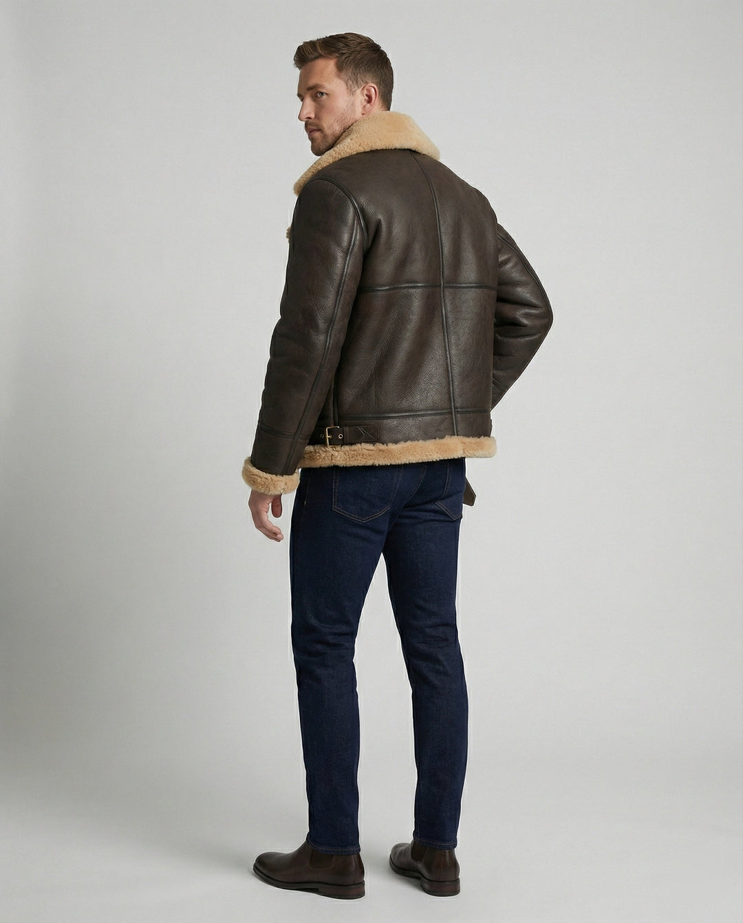 Luxury Sheepskin Pilot Jacket