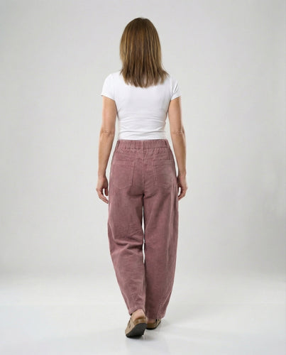 Ladies Cord Pants Ladies Wide High Waist