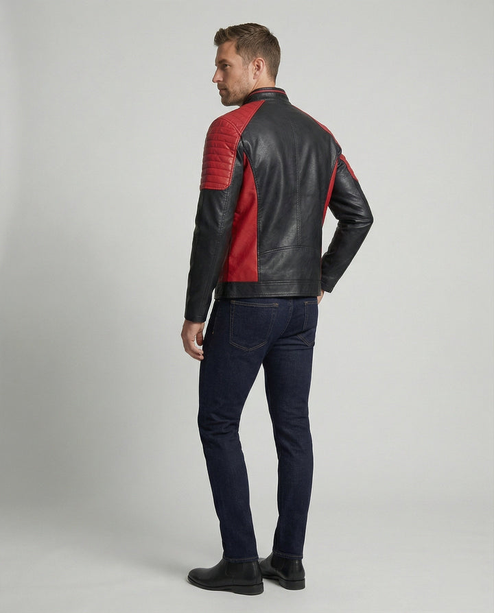 Men's Biker Jacket Motorsport Style