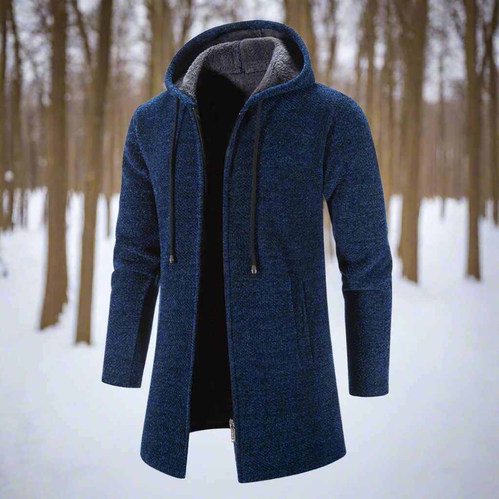 Lune London | Jacket - mid-length - zipper with hood - warm and comfortable