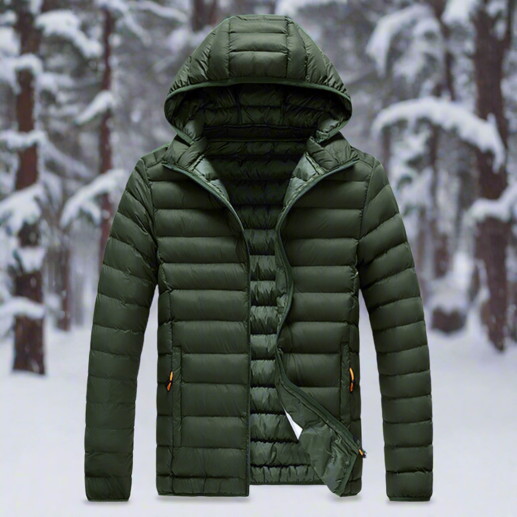 Chic und Stil | Casual autumn waterproof jacket for men
