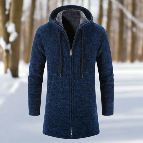Amarae | Jacket - mid-length - zipper with hood - warm and comfortable
