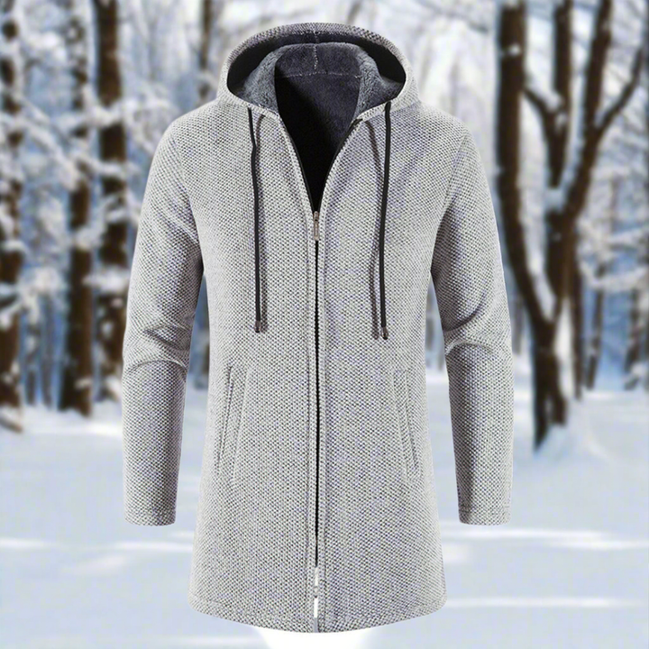 Lune London | Jacket - mid-length - zipper with hood - warm and comfortable