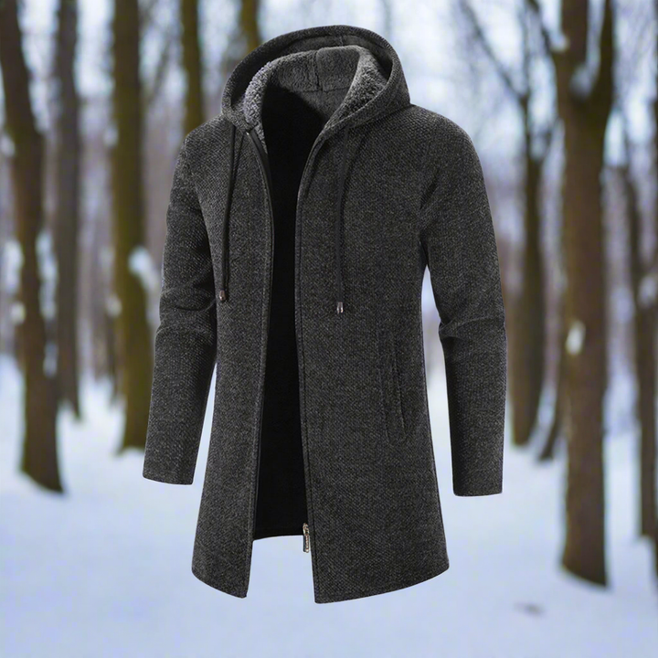 Lune London | Jacket - mid-length - zipper with hood - warm and comfortable