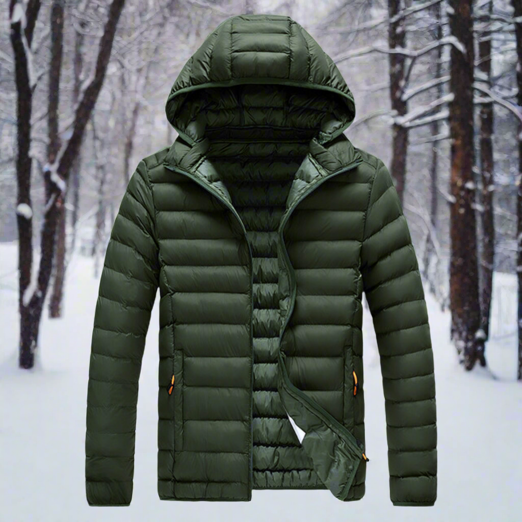 Chic und Stil | Casual autumn waterproof jacket for men