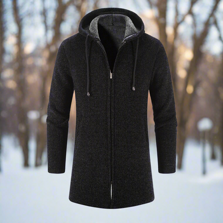 Lune London | Jacket - mid-length - zipper with hood - warm and comfortable