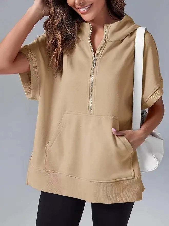 Lune London | Casual Short Sleeve Hoodie