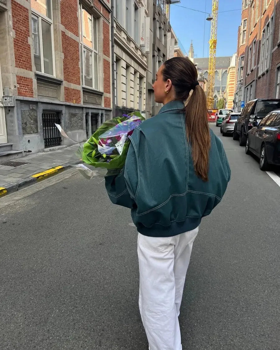 Lune London | Oversized leather jacket