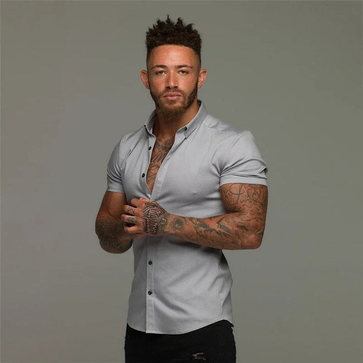 Amarae | Black Lightweight Business Shirt for Men