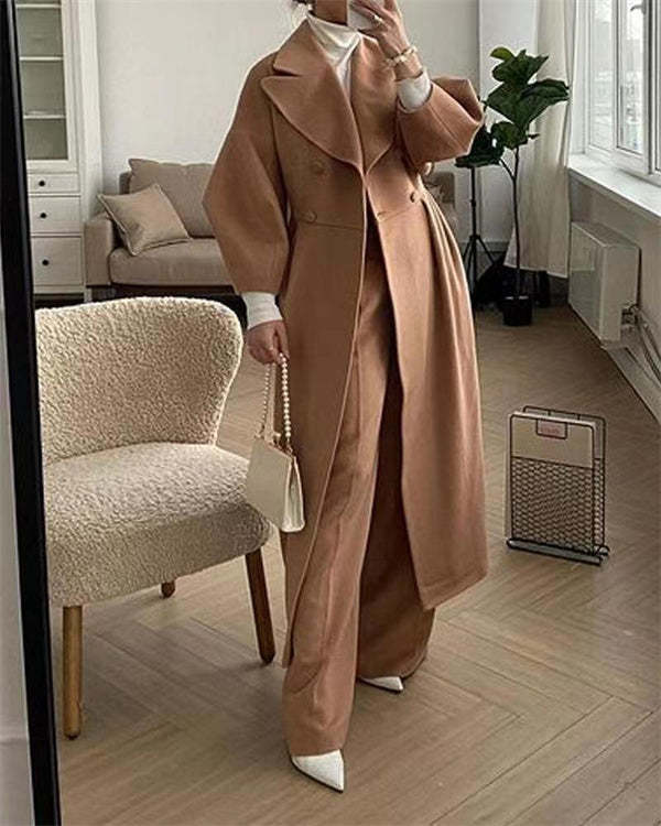 Amarae | Vintage coat with puff sleeves - Elegant and stylish