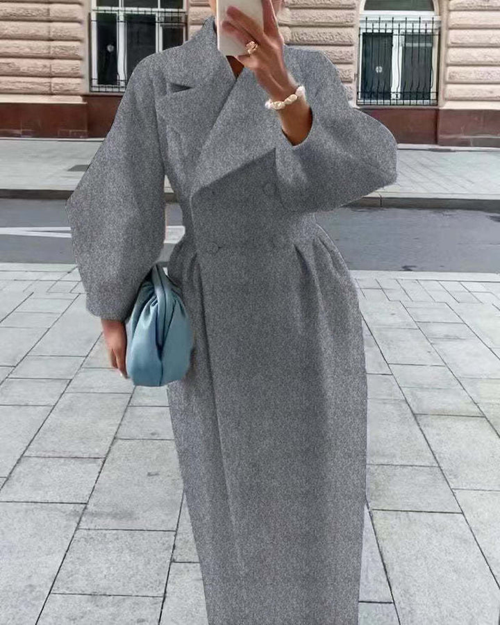 Amarae | Vintage coat with puff sleeves - Elegant and stylish