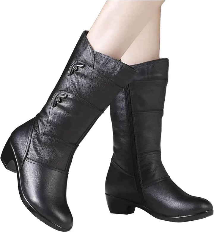 Lune London | Leather Winter Boots – Women's