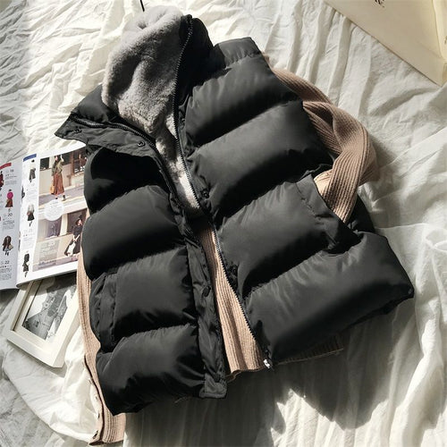 Amarae | Quilted gilet with high collar - Fashionable transitional jacket for outdoors and everyday