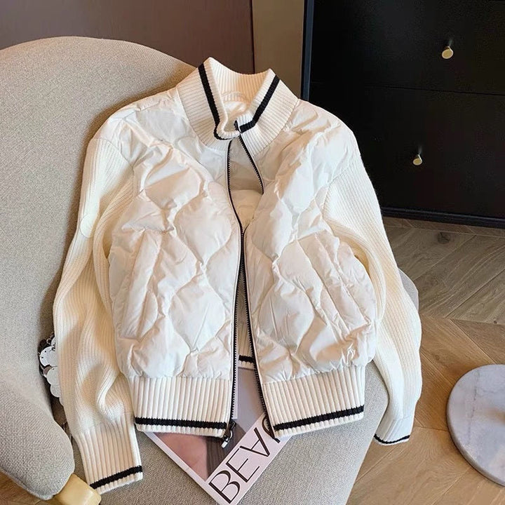 Lune London | Women's patchwork jacket - Lightweight and warm puffer jacket for a casual style