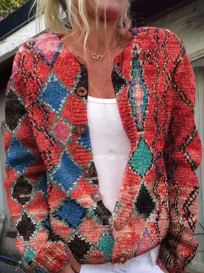 Lune London | Soft Cardigan with Flower Embroidery