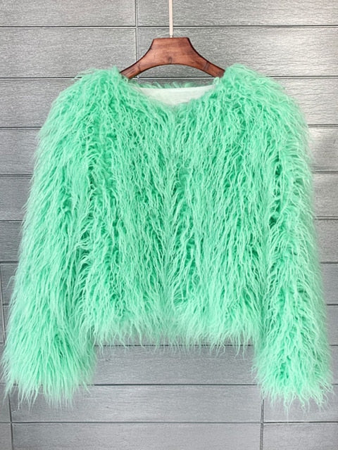 Lune London | Elegant Warmer Faux Fur Coat for Autumn and Winter