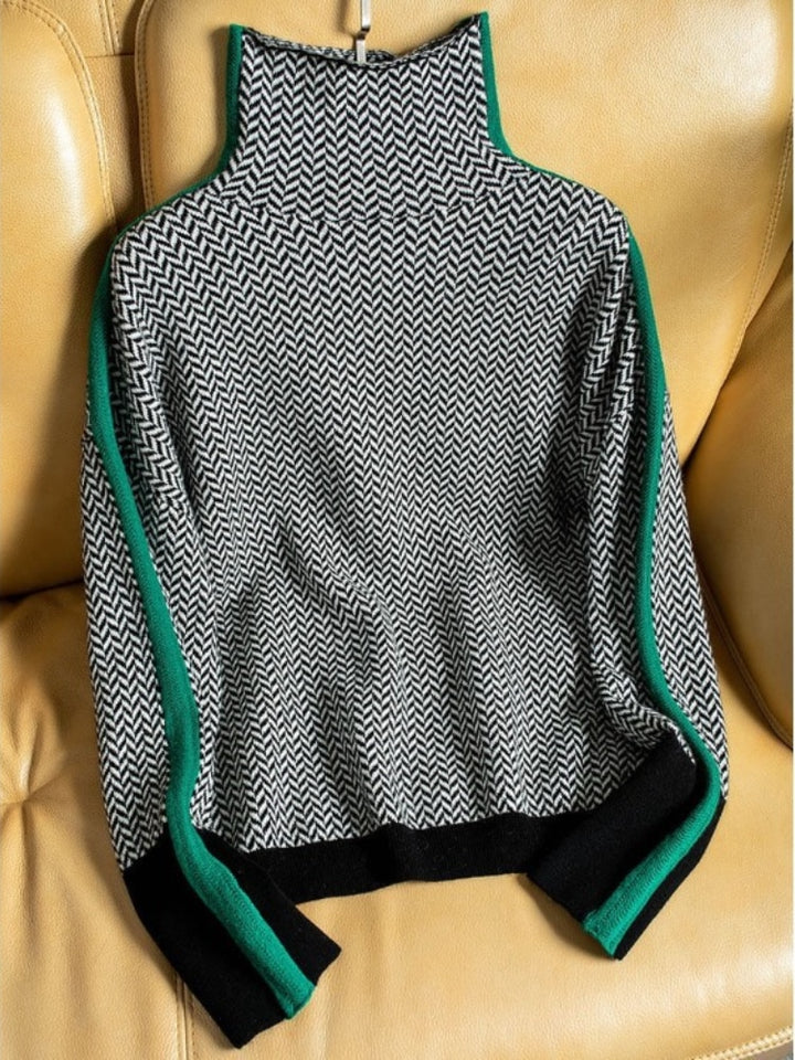 Chic Und Stil | Turtleneck Sweater Made Of Cashmere for Women