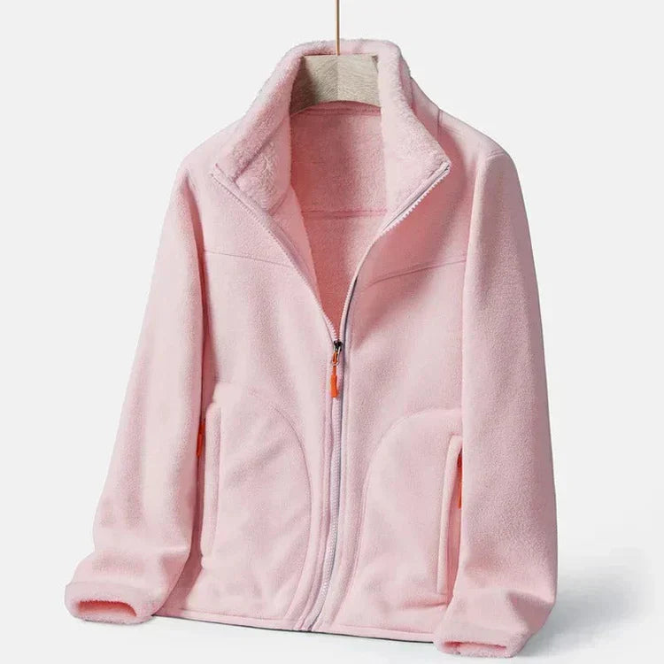 Lune London | Women's Double-Breasted Fleece Jacket