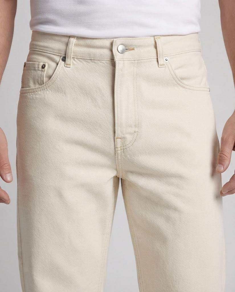 Unisex Wide Canvas Palazzo Pants with Comfort Waist Amarae