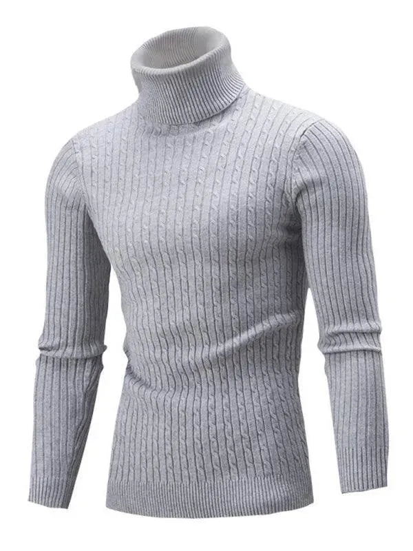 Lune London | Tight Stretch Men's Sweater with Turtleneck