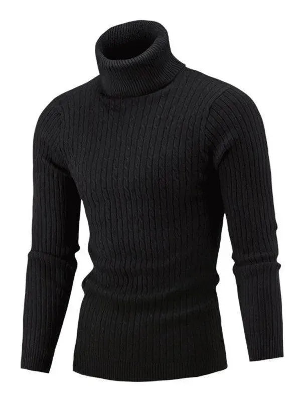 Lune London | Tight Stretch Men's Sweater with Turtleneck
