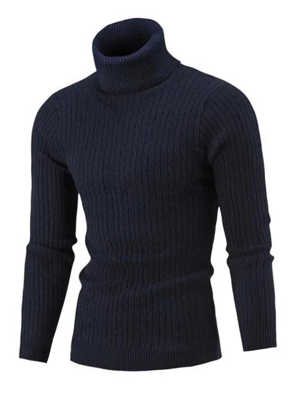Lune London | Tight Stretch Men's Sweater with Turtleneck