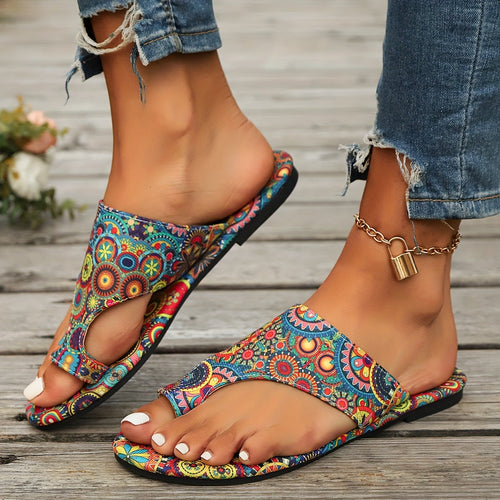 Amarae | Floral Flip Flops for Women
