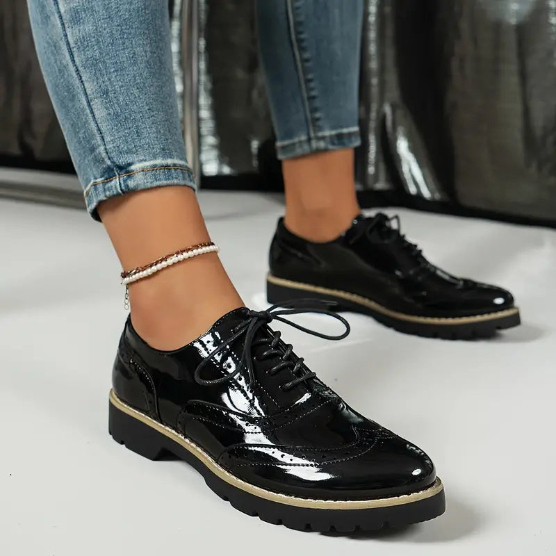 Lune London | Fashionably Stamped Patent Shoes for Women