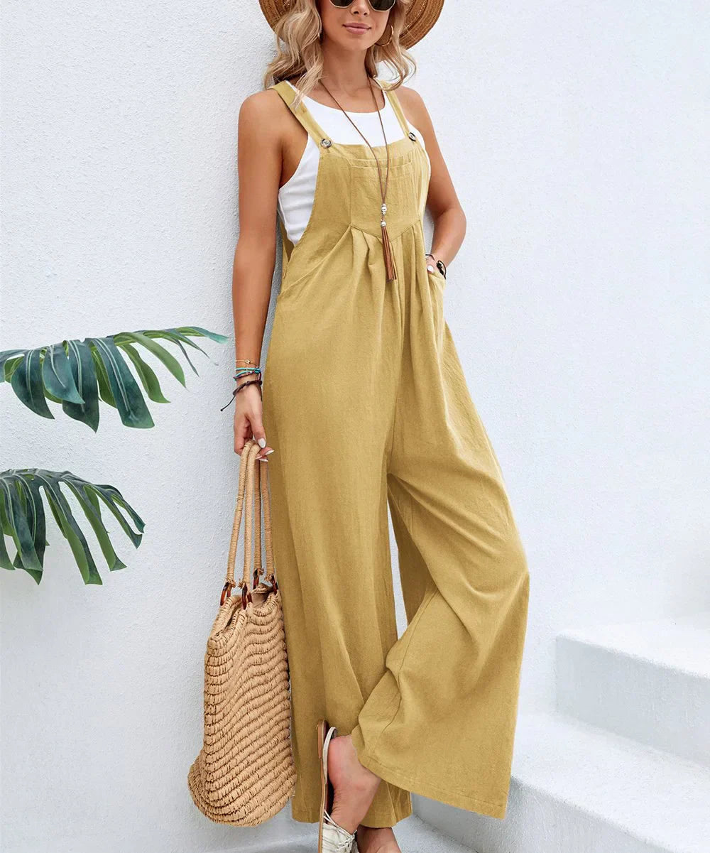 Lune London | Sleeveless Overalls Casual Jumpsuit