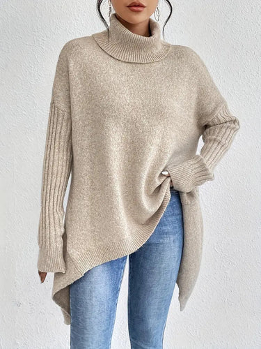 Amarae | Cozy long turtleneck sweater for everyday comfort