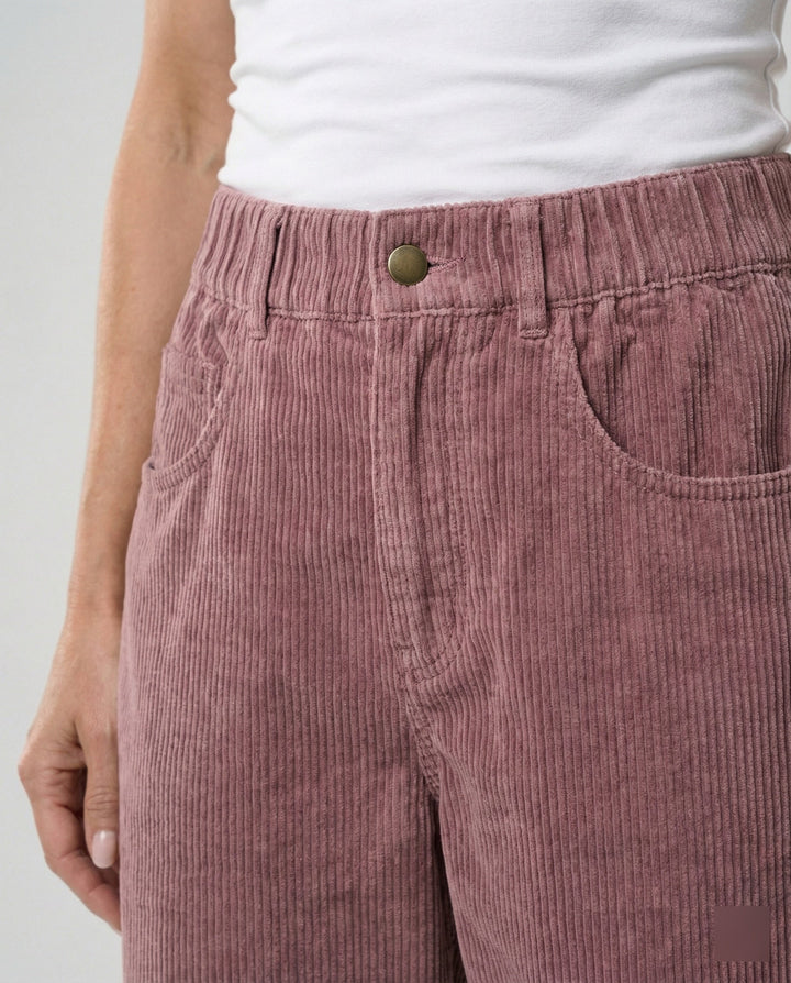 Ladies Cord Pants Ladies Wide High Waist