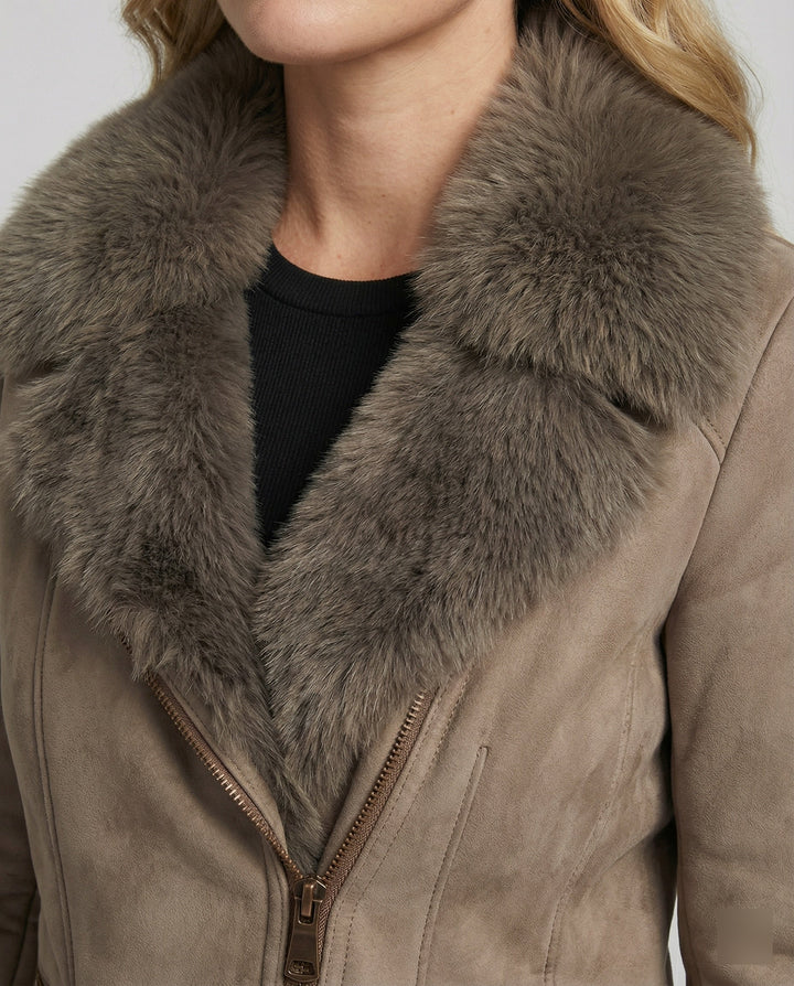 Amarae | Winter jacket with elegant collar for winter