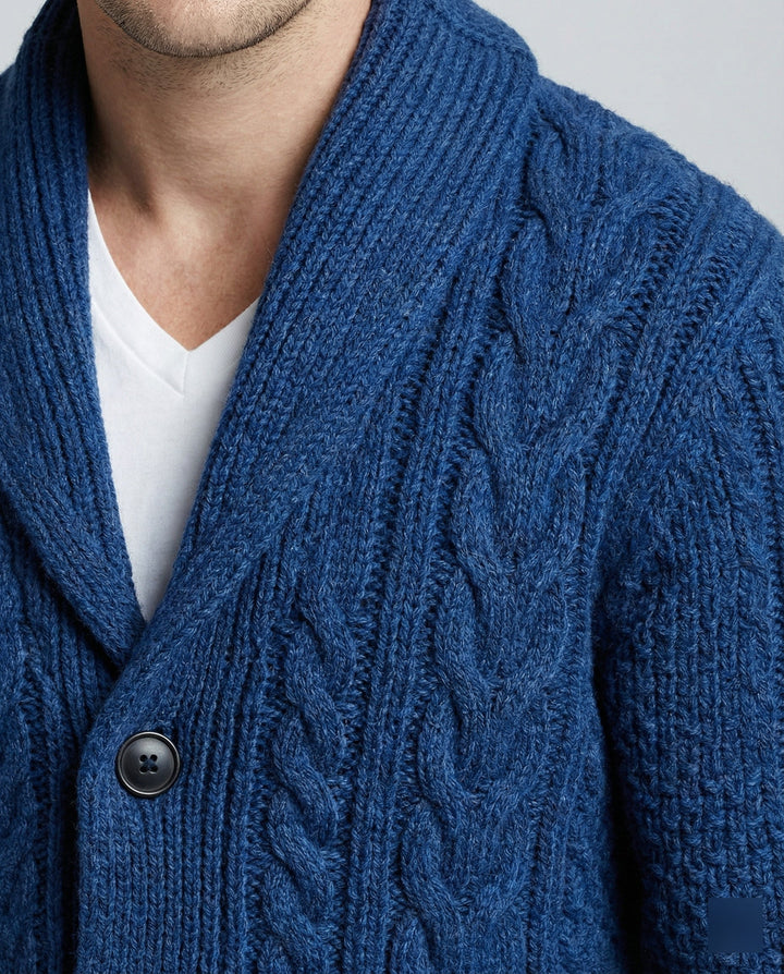Warm Cable Knit Cardigan