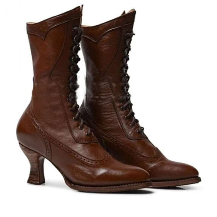 Lune London | Retro Knight Boots for Women Cosplay High Heels